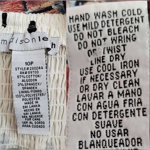 🔸️NWT Madison Leigh White Polka Dot Stretchy Sleeveless Dress Petite 10 - Picture 8 of 10